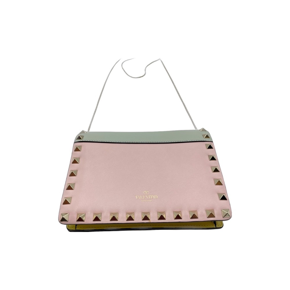 Valentino Garavani Watercolor Rockstud Wallet On Chain Crossbody Flap